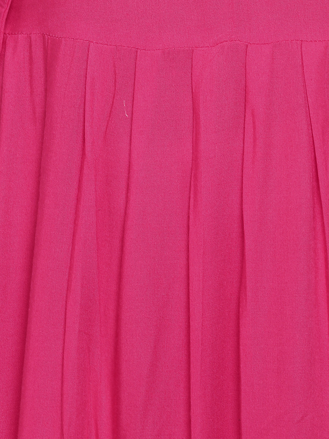 Women's Pink Rayon Anarkali Kurta By Vbuyz (1 Pc Set)