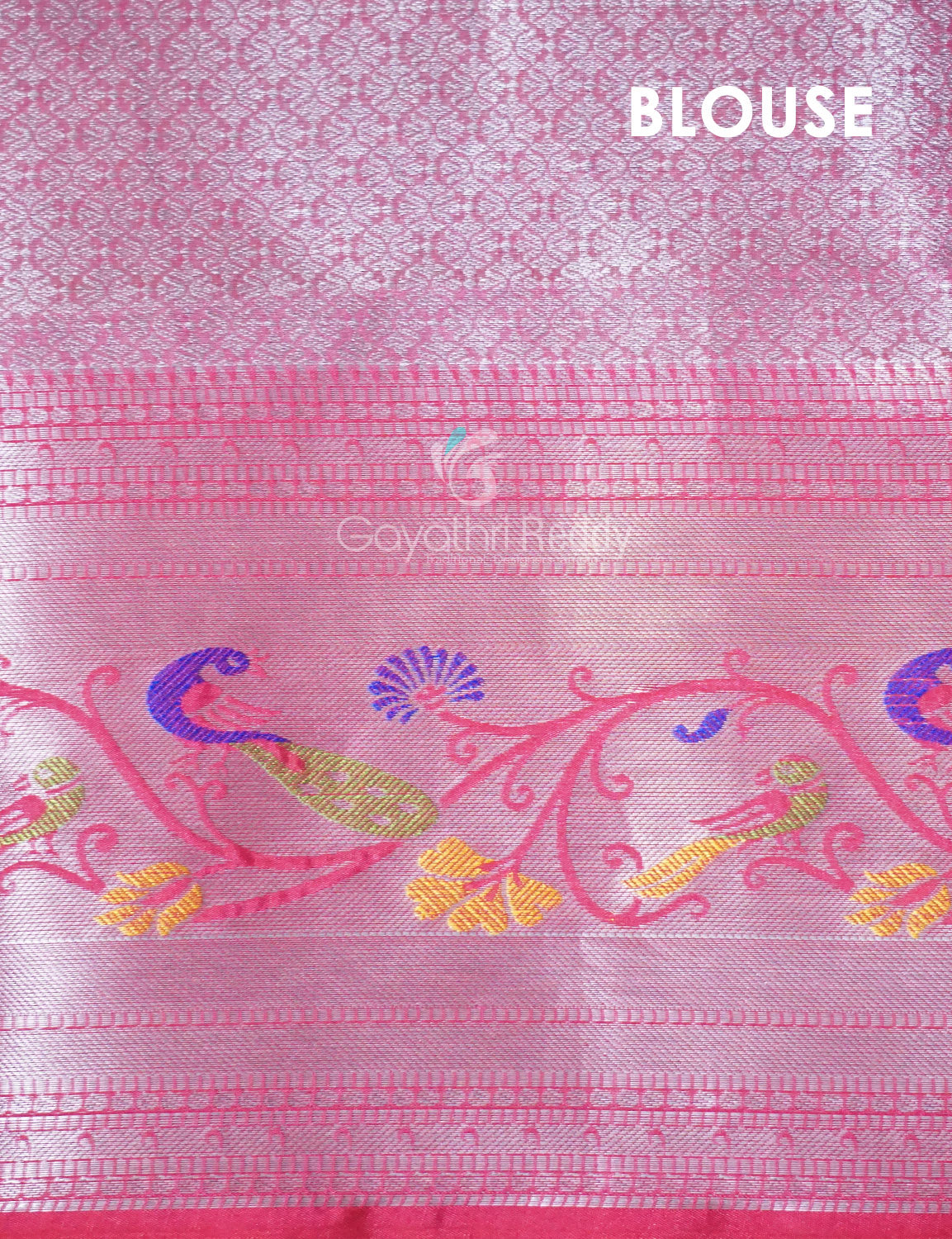 Women's Purple Pink Banaras Semi Silk Saree - Gayathri Sarees