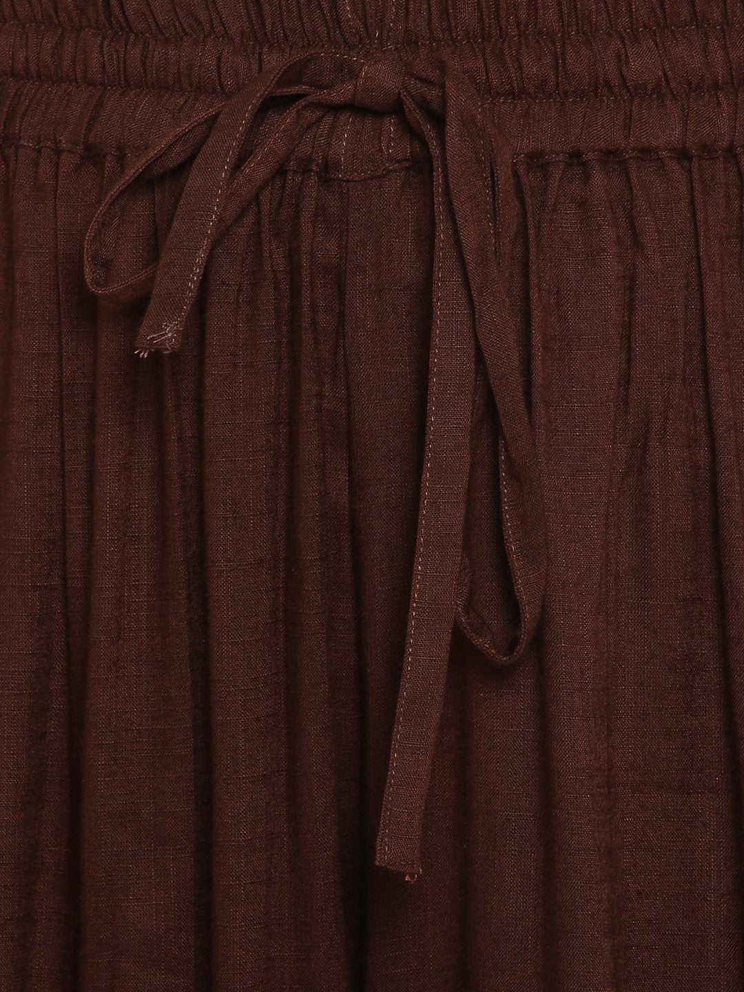 Women's Brown Printed Kurta with Palazzos - Meeranshi
