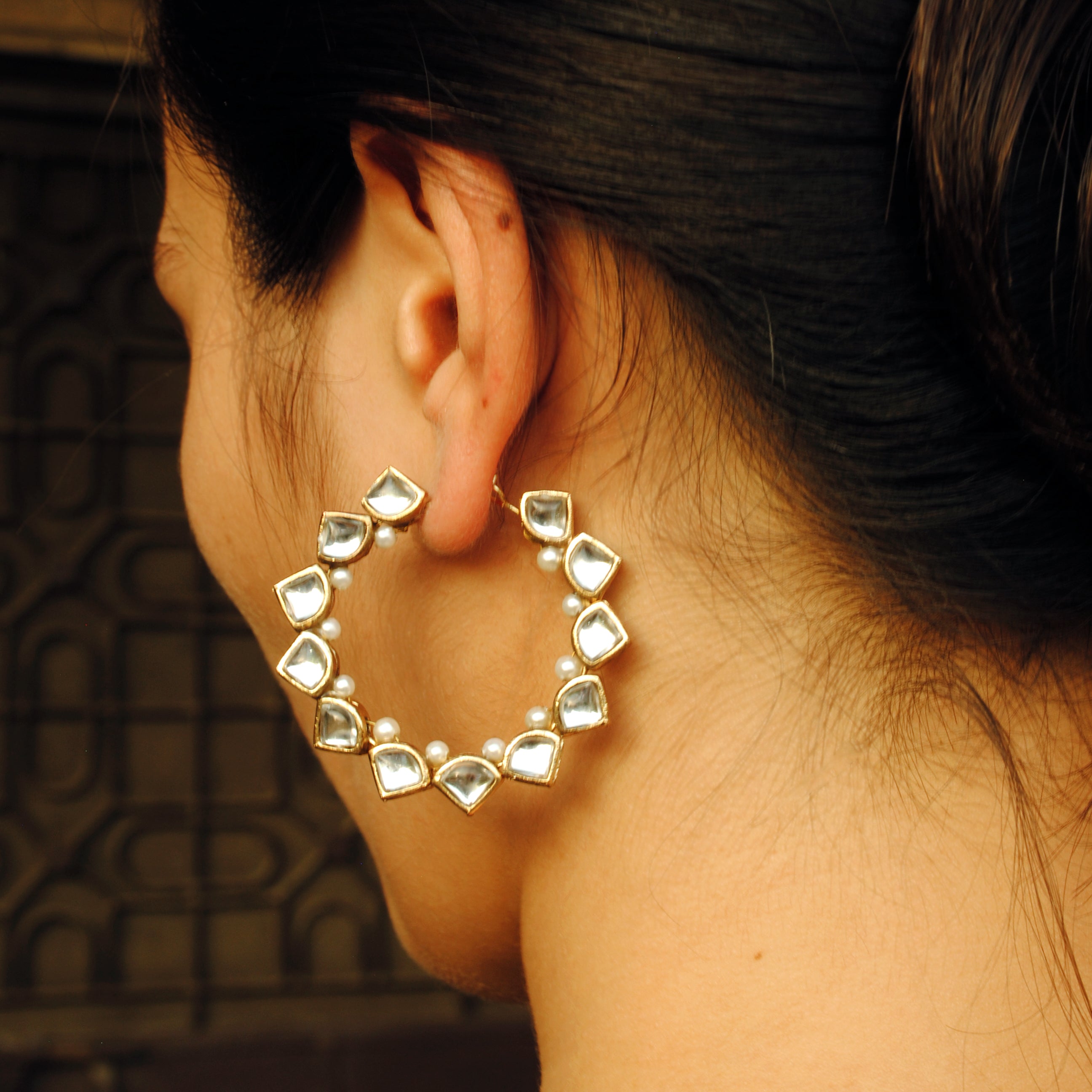 Women's Stardust Hoop Earrings - BeAbhika