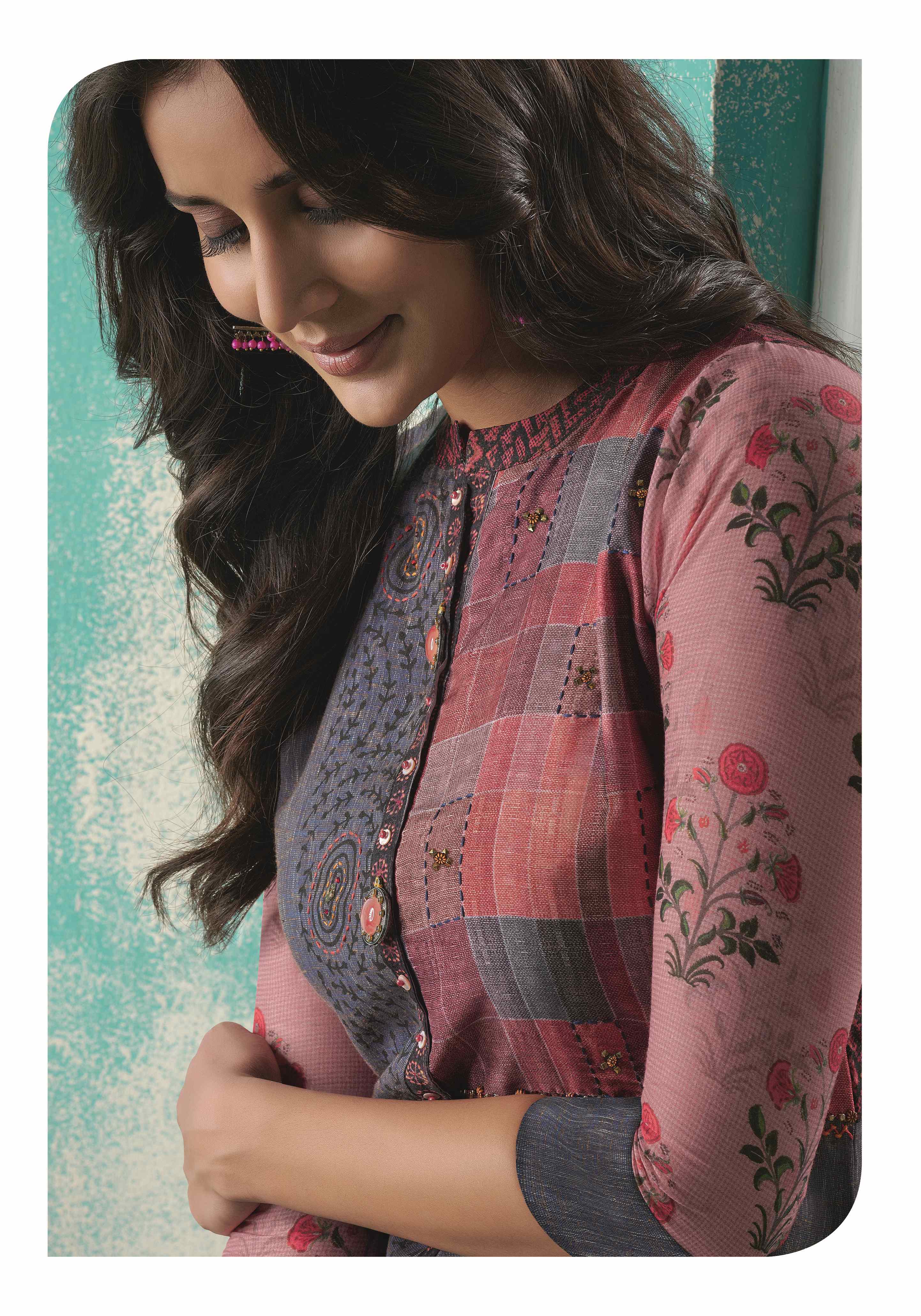 Women's Multi Ryon Silk Bollywood Exclusive Kurti - Ad-5027 - Navyaa