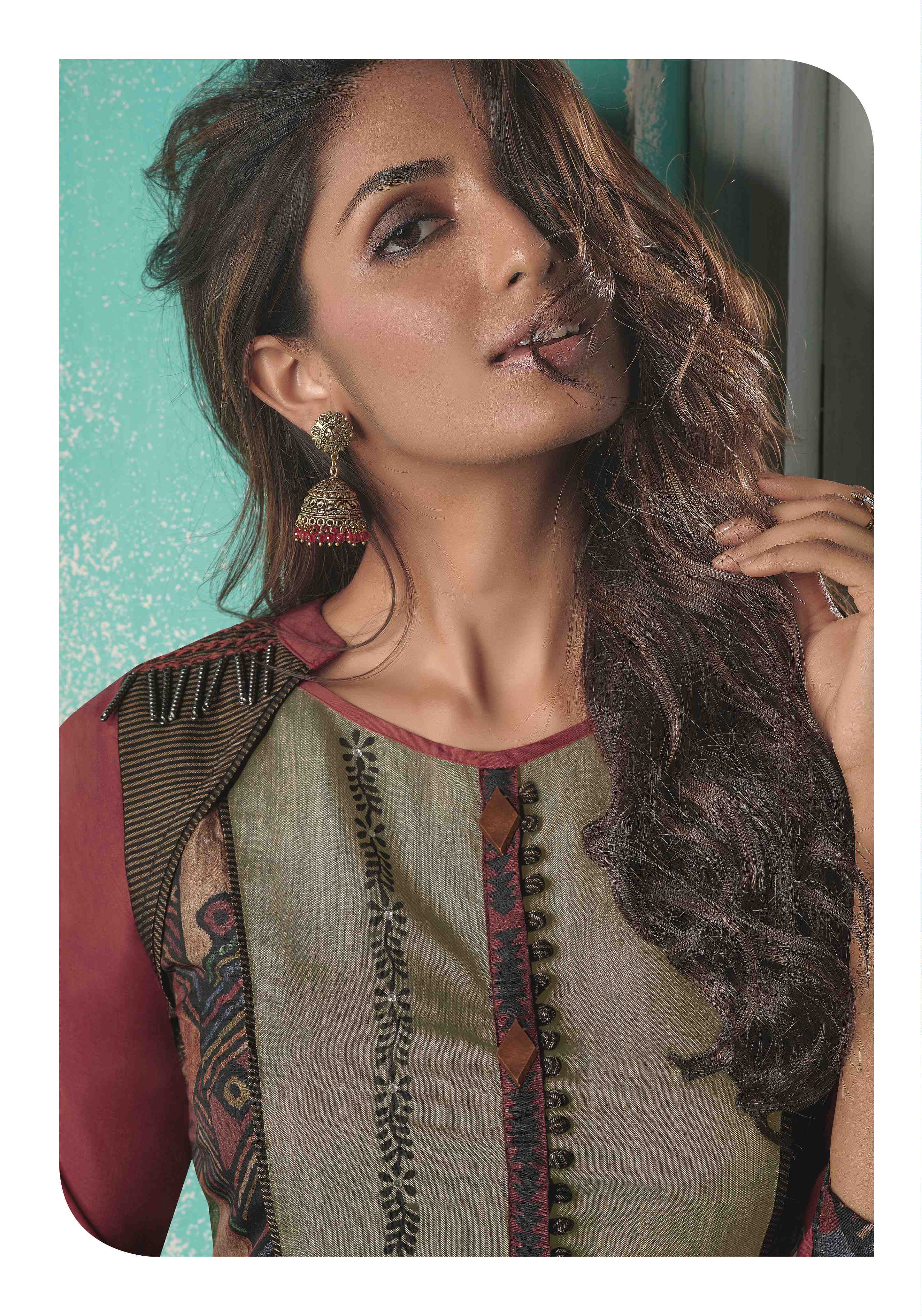 Women's Multi Cotton Silk Bollywood Exclusive Kurti - Ad-5028 - Navyaa