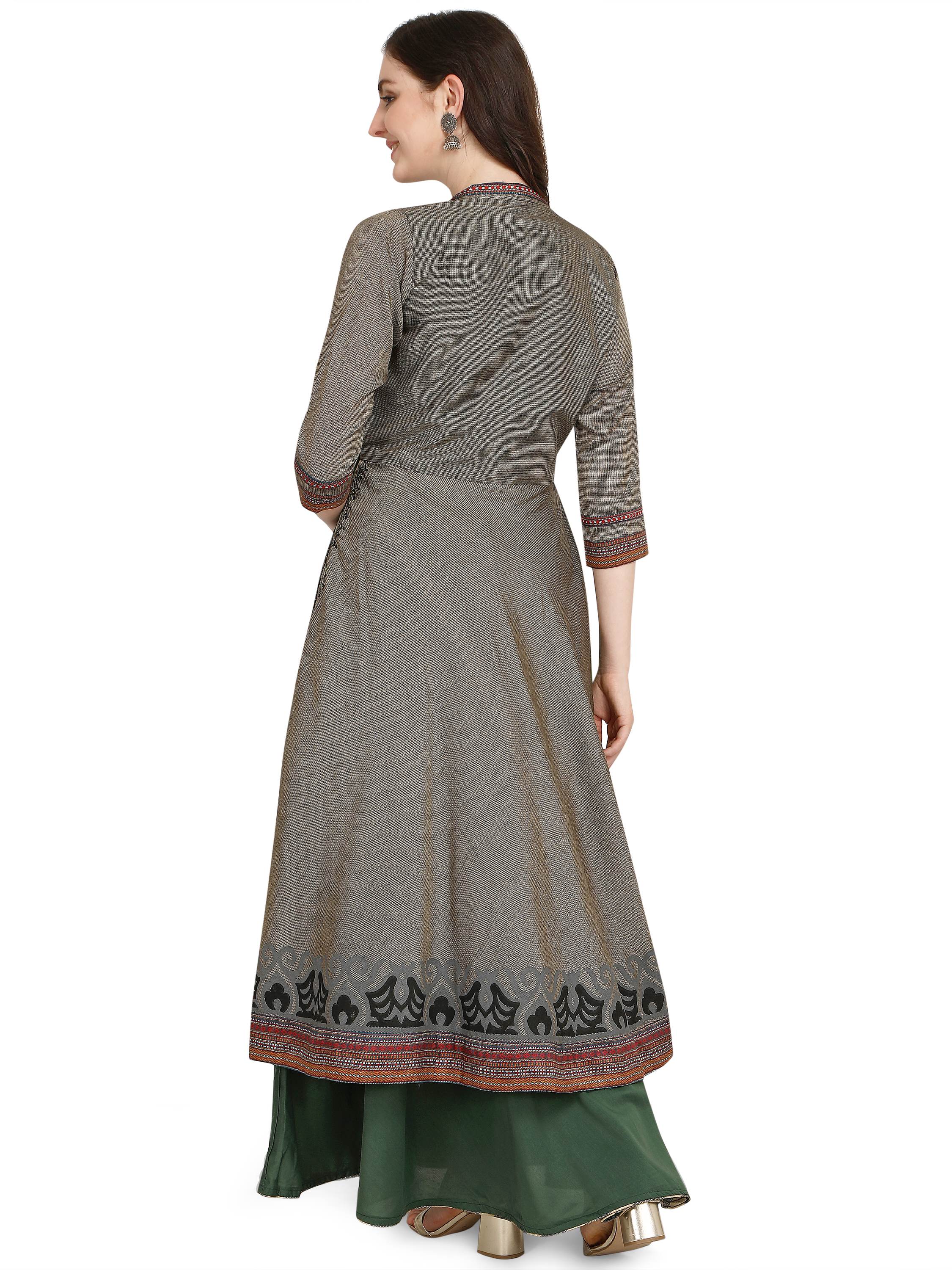 Women's Multi Cotton Silk Bollywood Exclusive Kurti - Ad-5040 - Navyaa