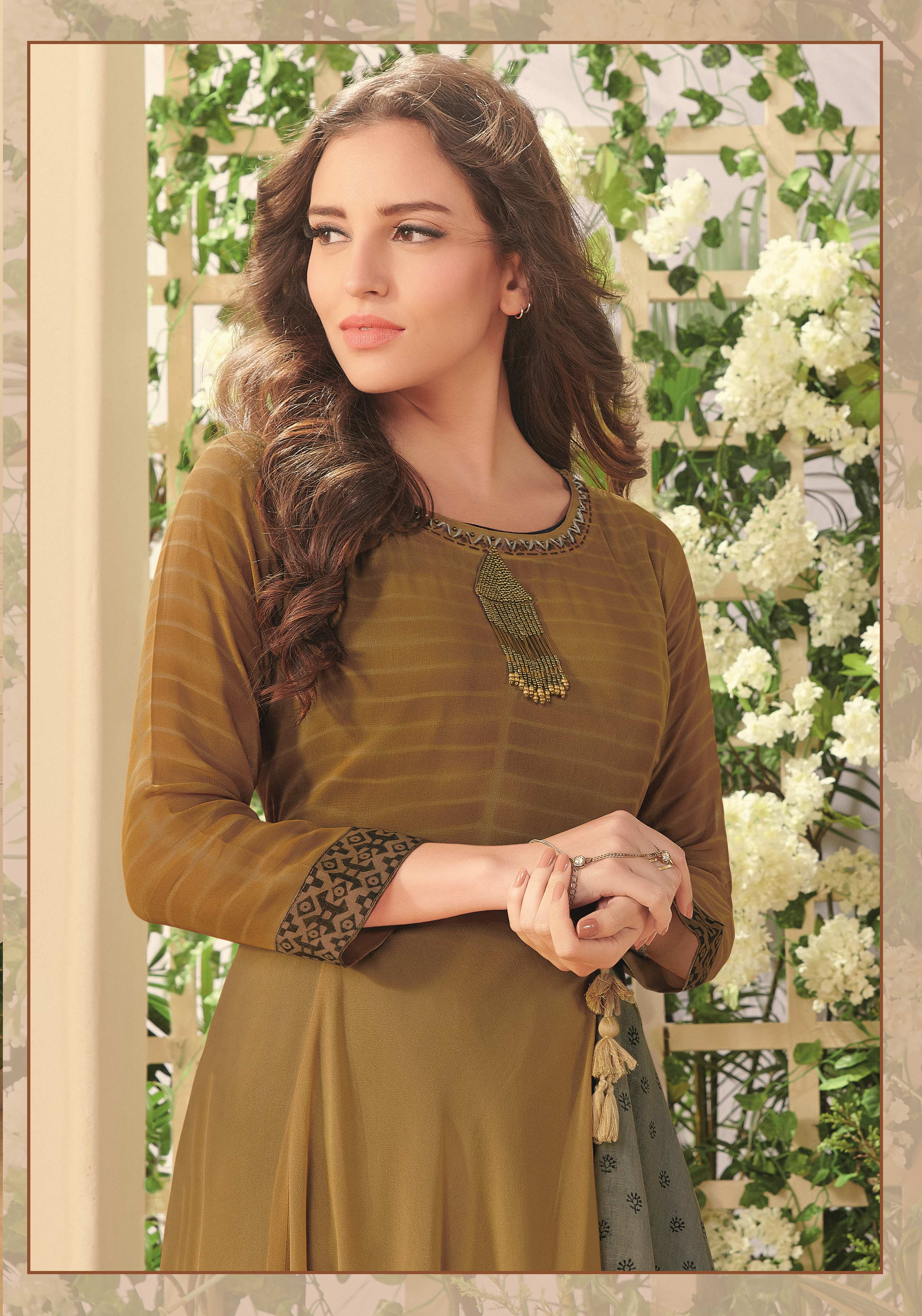 Women's Multi Cotton Silk Bollywood Exclusive Kurti - Ad-5042 - Navyaa