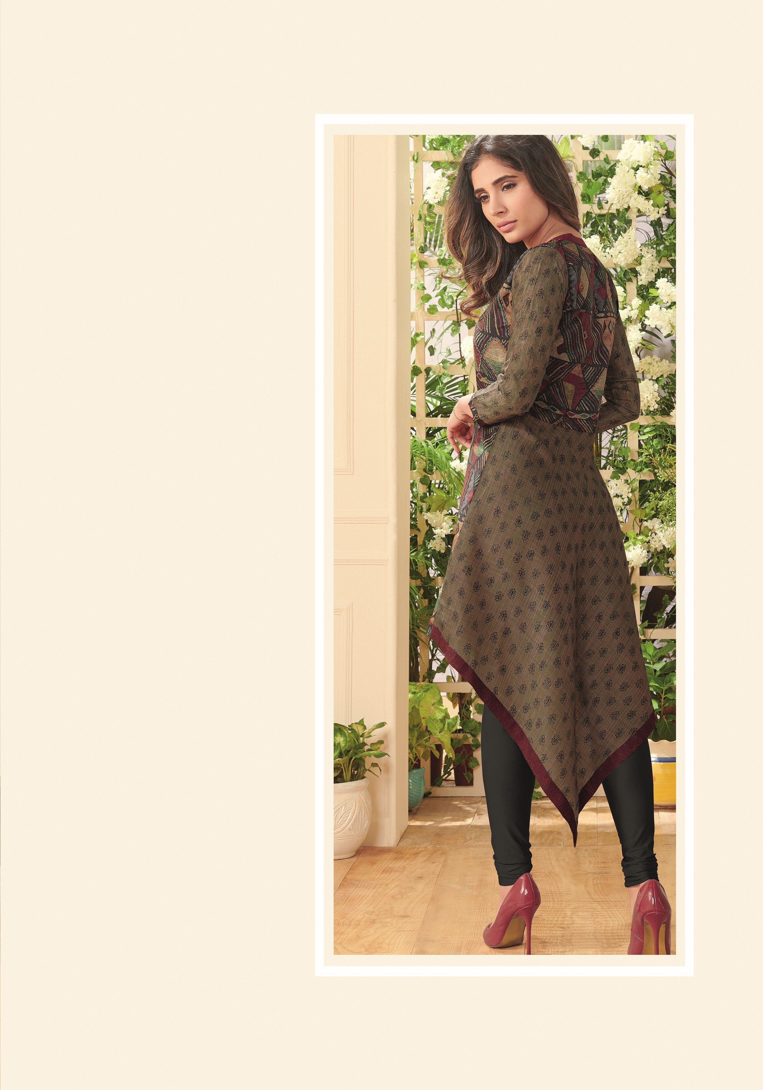 Women's Multi Blend Cotton Bollywood Exclusive Kurti - Ad-9004 - Navyaa