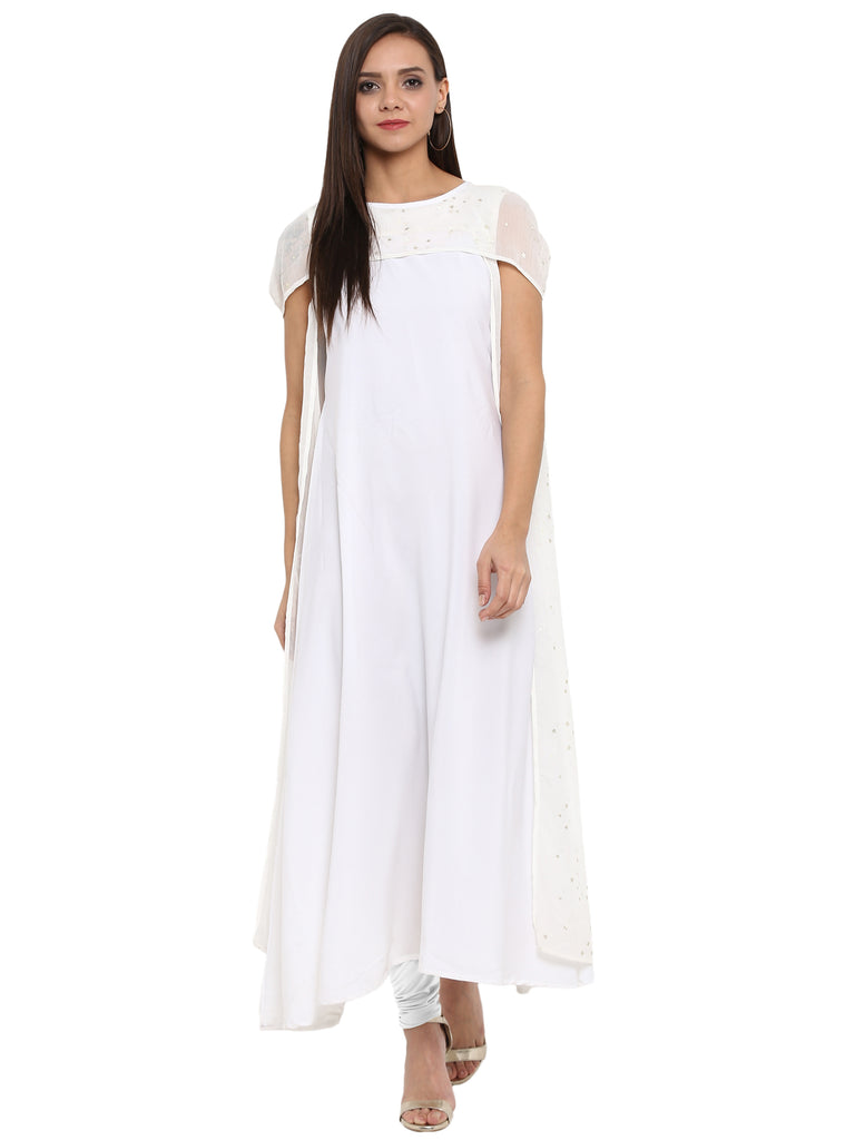 Women's Beautiful Designer Flared Only Kurta Dress