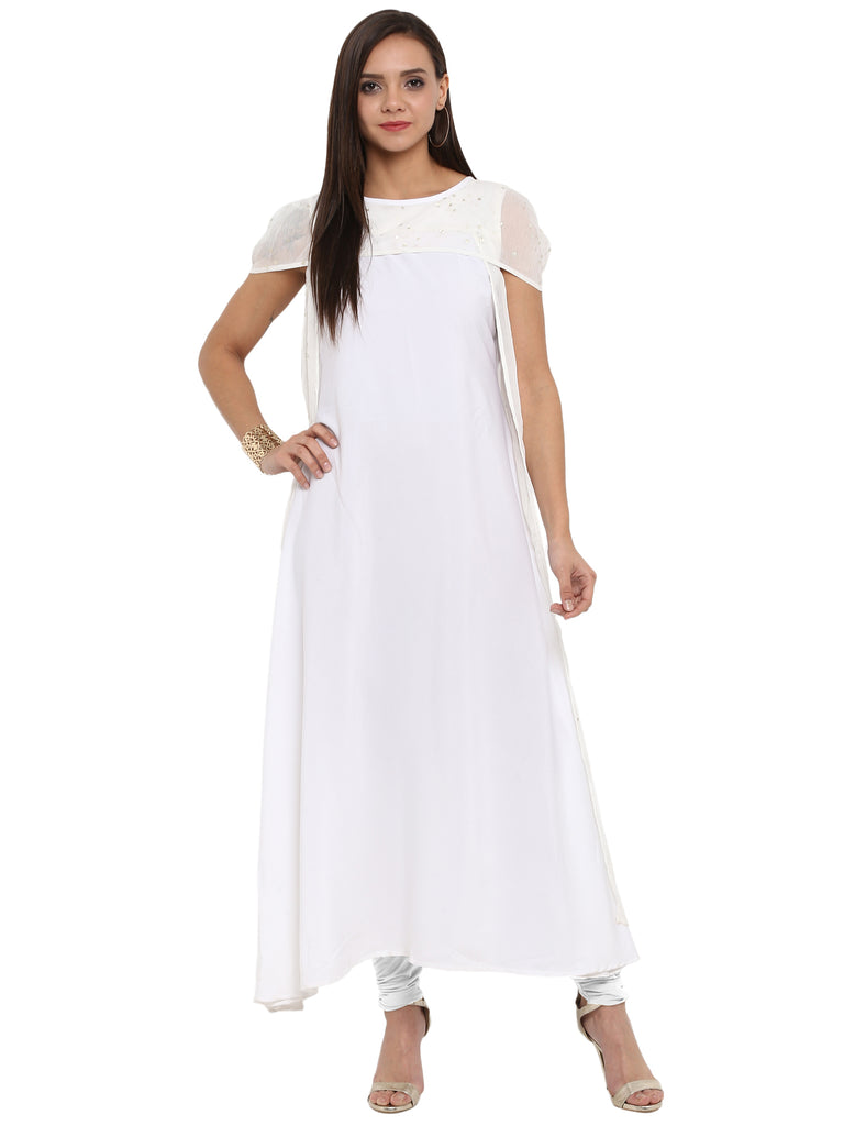 Women's Beautiful Designer Flared Only Kurta Dress