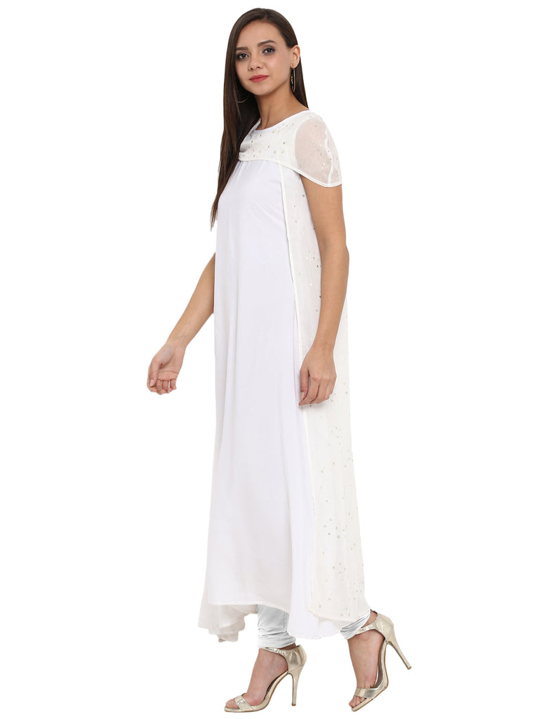 Women's Beautiful Designer Flared Only Kurta Dress