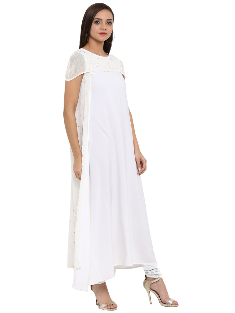 Women's Beautiful Designer Flared Only Kurta Dress