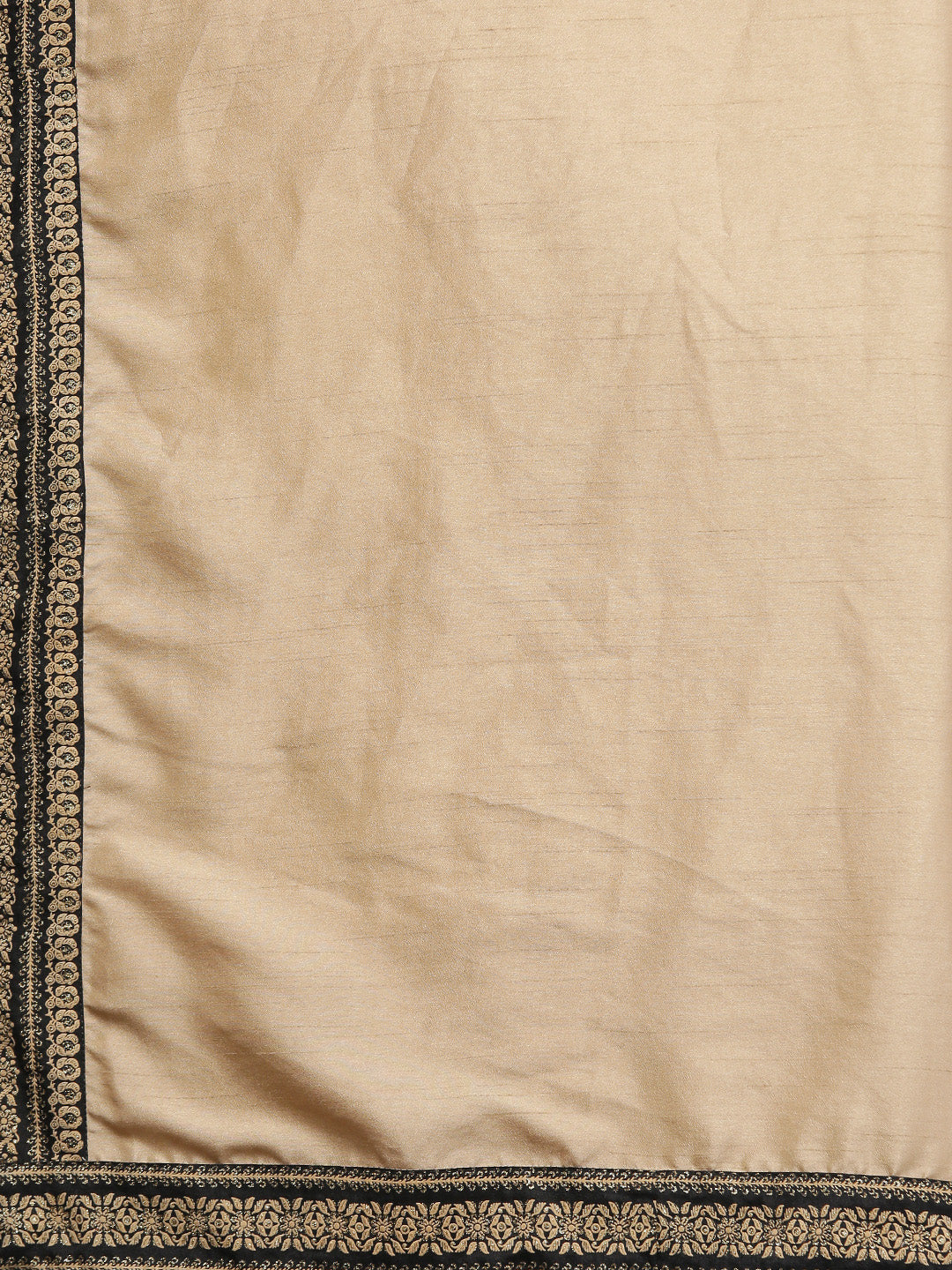 Women's Black Poly Silk Printed Kurta Pant With Dupatta- Ahalyaa