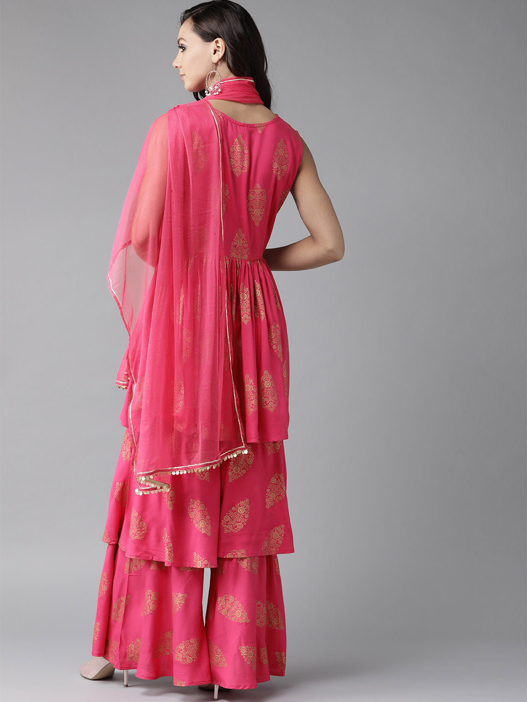 Women's S Pink Kurta Set