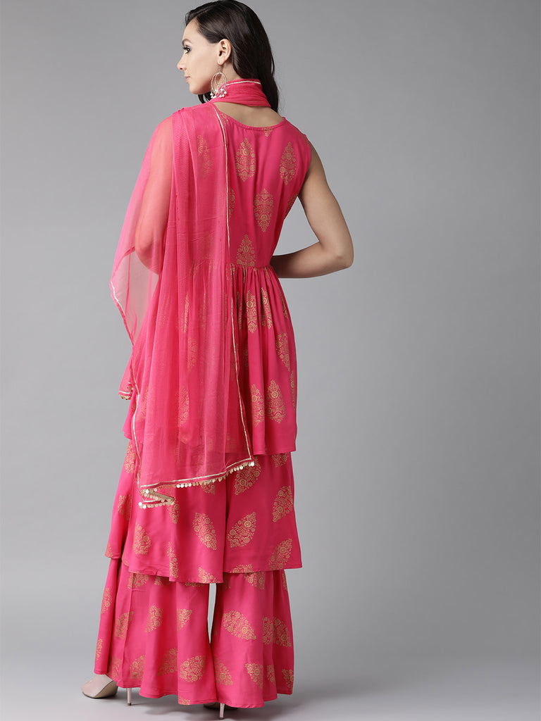 Women's S Pink Kurta Set