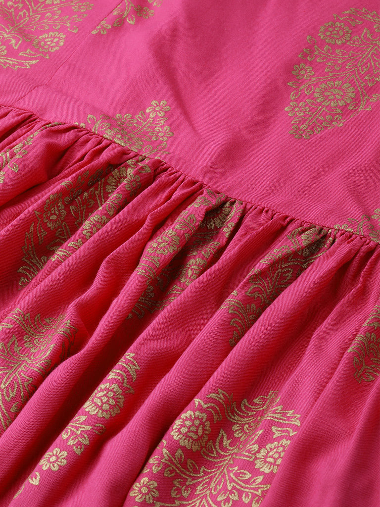 Women's S Pink Kurta Set