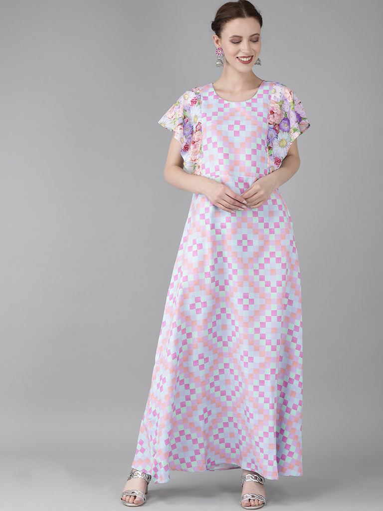 Women's Printed Long A- Line Only Kurta