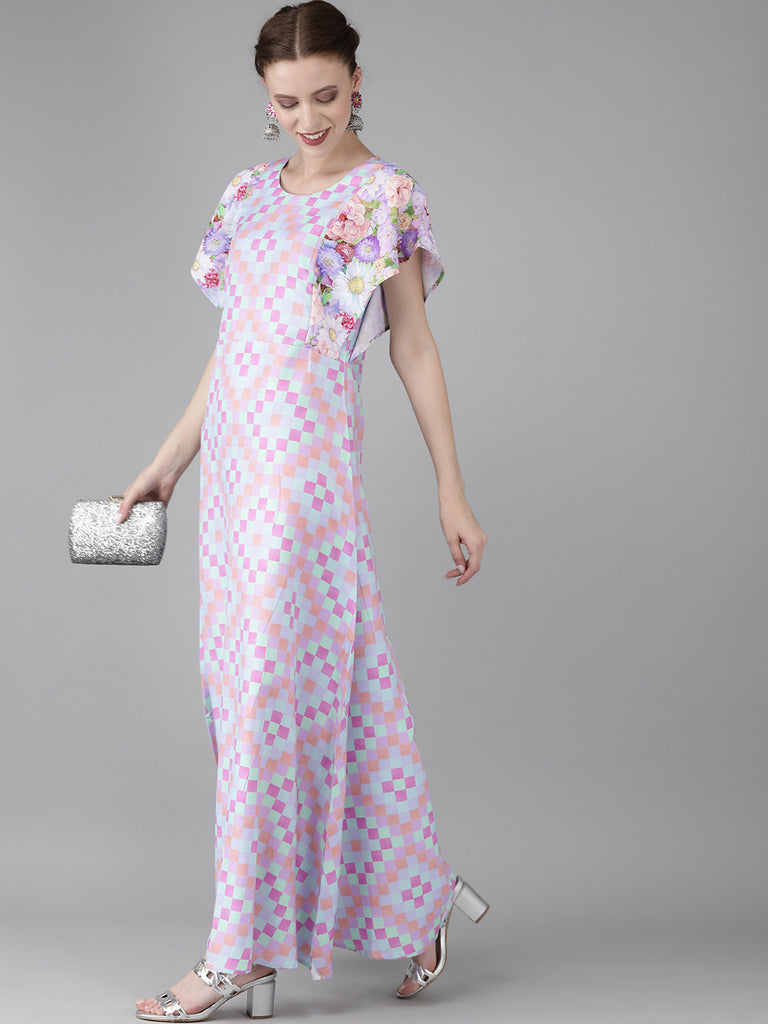 Women's Printed Long A- Line Only Kurta