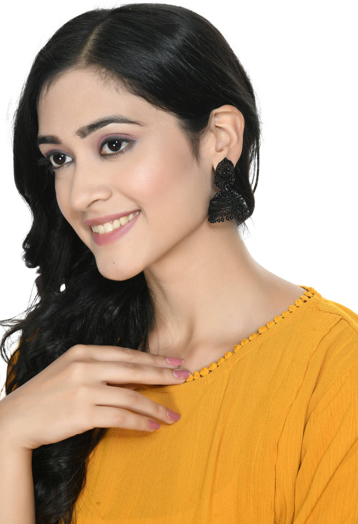 Latest design Black color Earrings