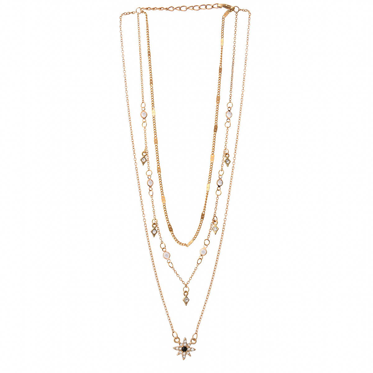 Women's Trendy Essentials Lightly Embellished Necklace - Voylla