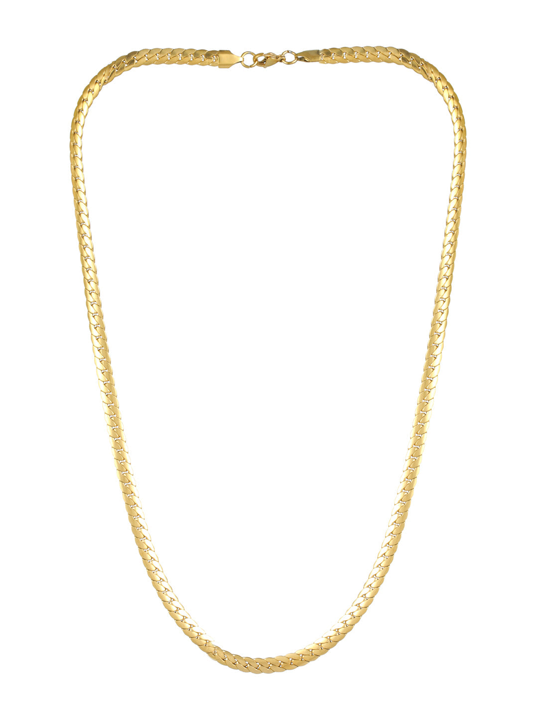 Men's Classic Gold-Plated Link Chain for Men - Priyaasi