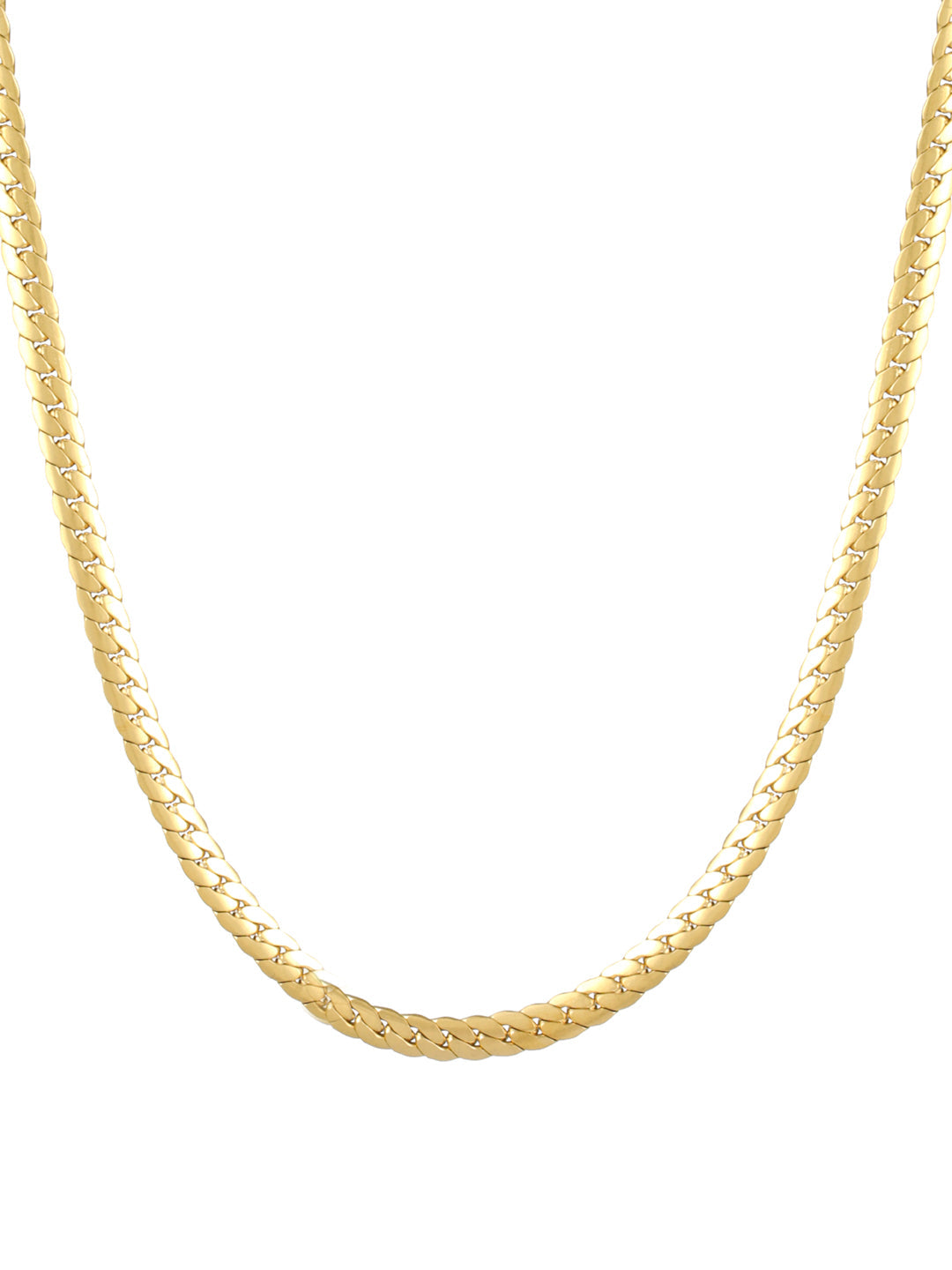 Men's Classic Gold-Plated Link Chain for Men - Priyaasi