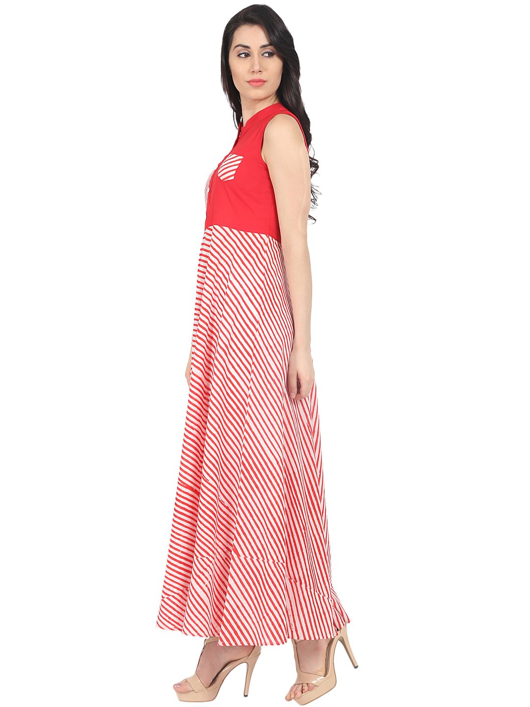Women's Maxi Pink Dress - Nayo Clothing