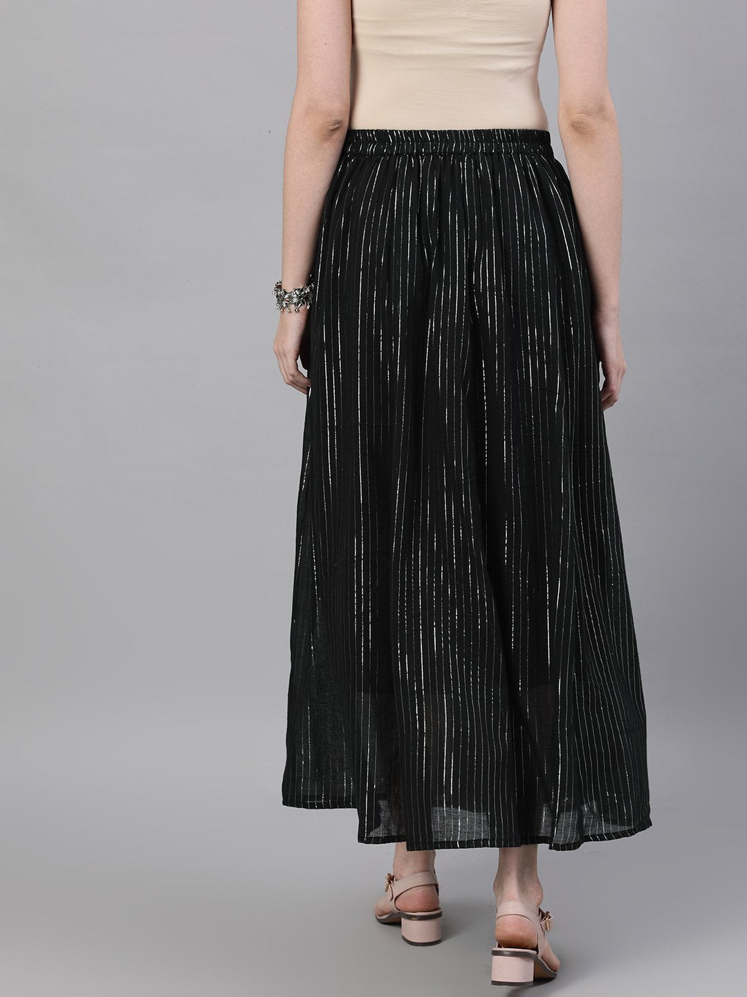 Women's Black Maxi Skirt - Nayo Clothing