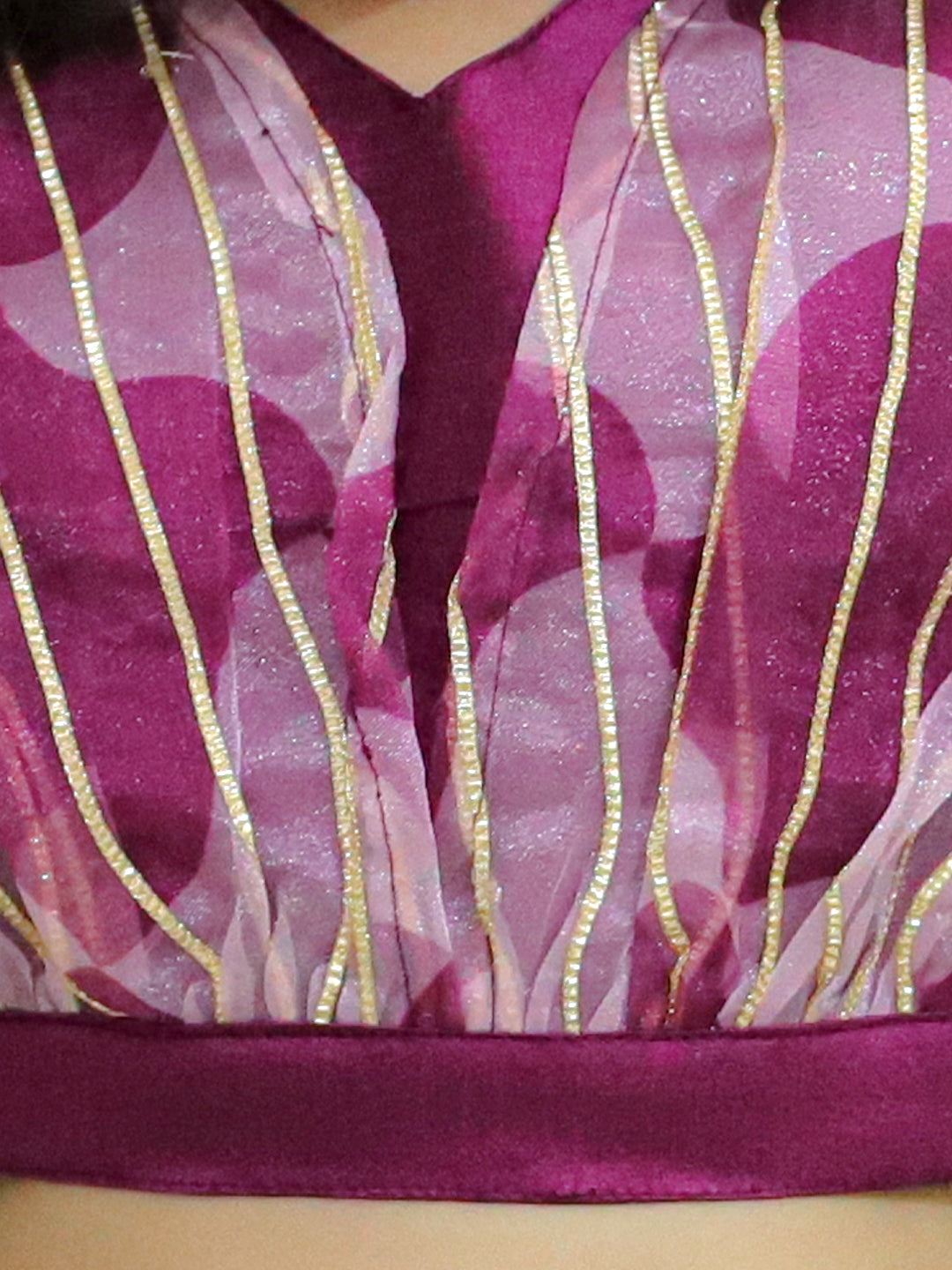 Girl's Silk Purple Lehenga Sets - Bownbee