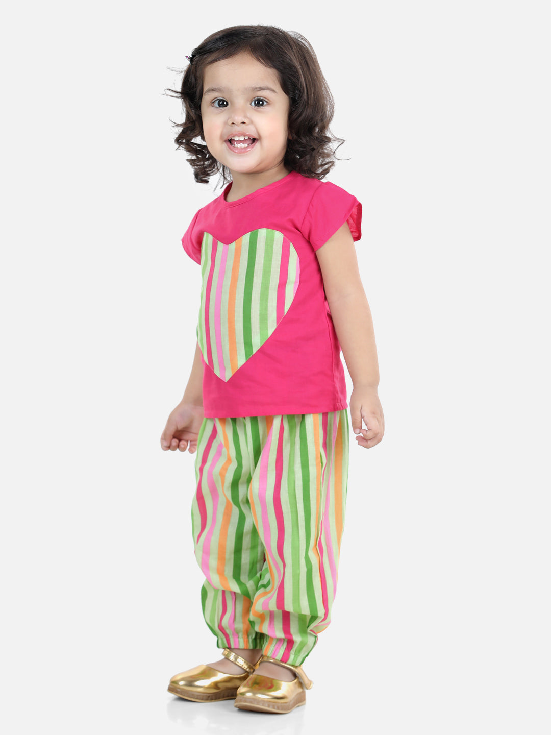 Girl's Cotton Pink Sets - Bownbee