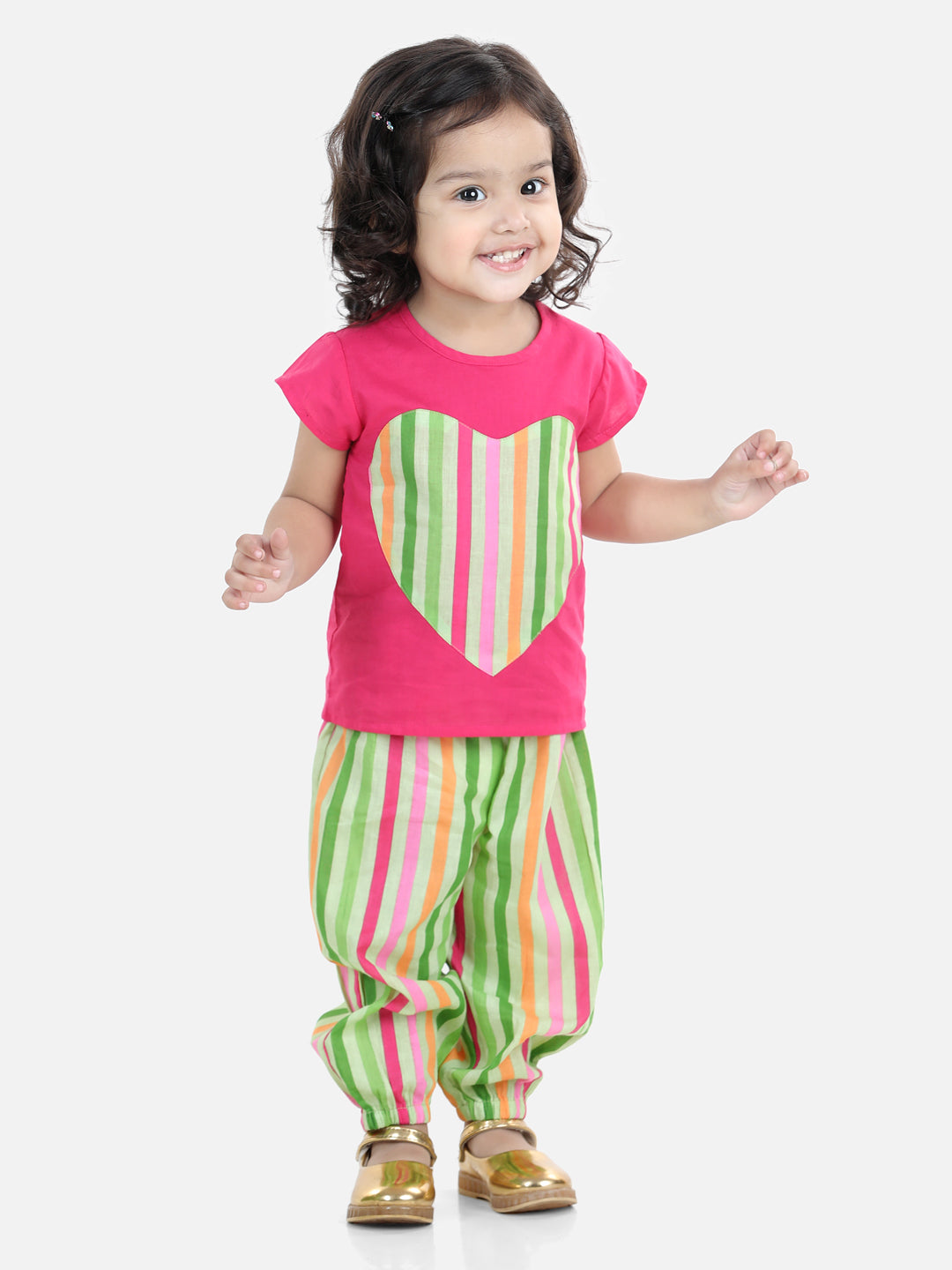Girl's Cotton Pink Sets - Bownbee