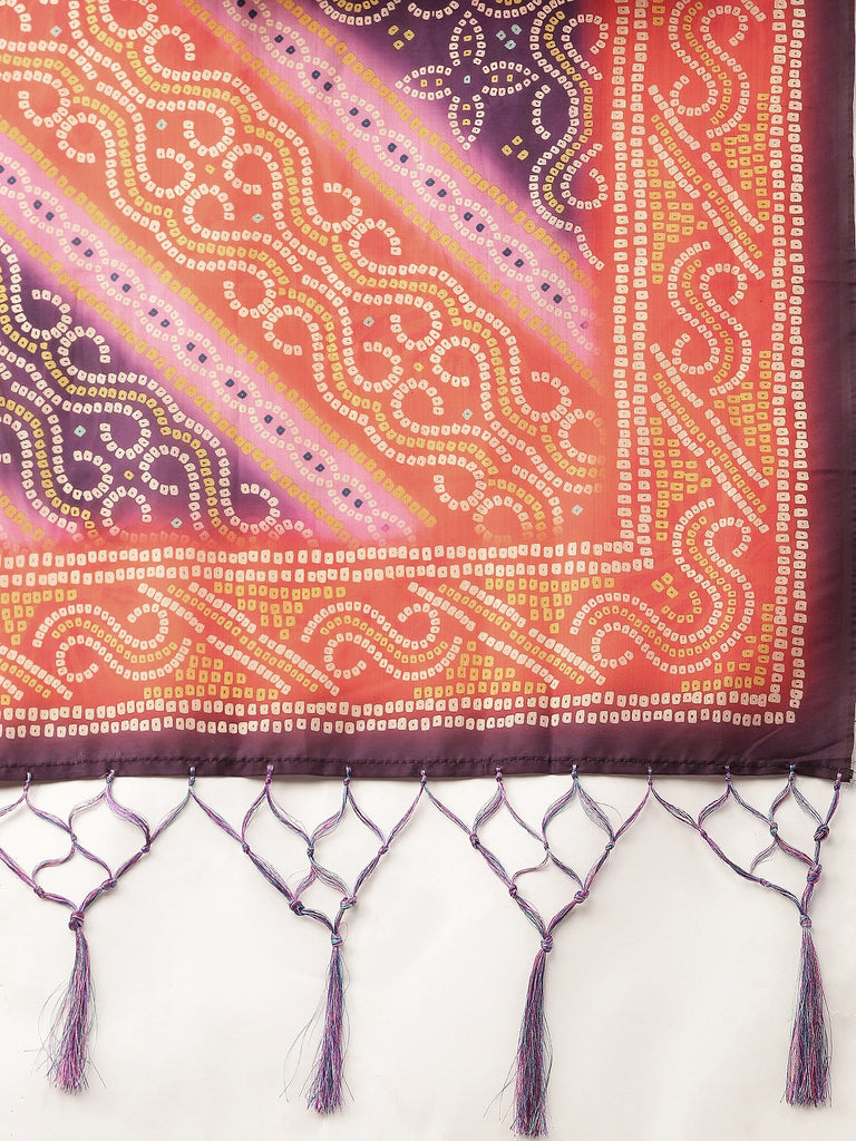 Women's Digital Print Shiney Satin Semistitched Lehenga Choli With Unstitched Blouse And Thred Work Dupatta