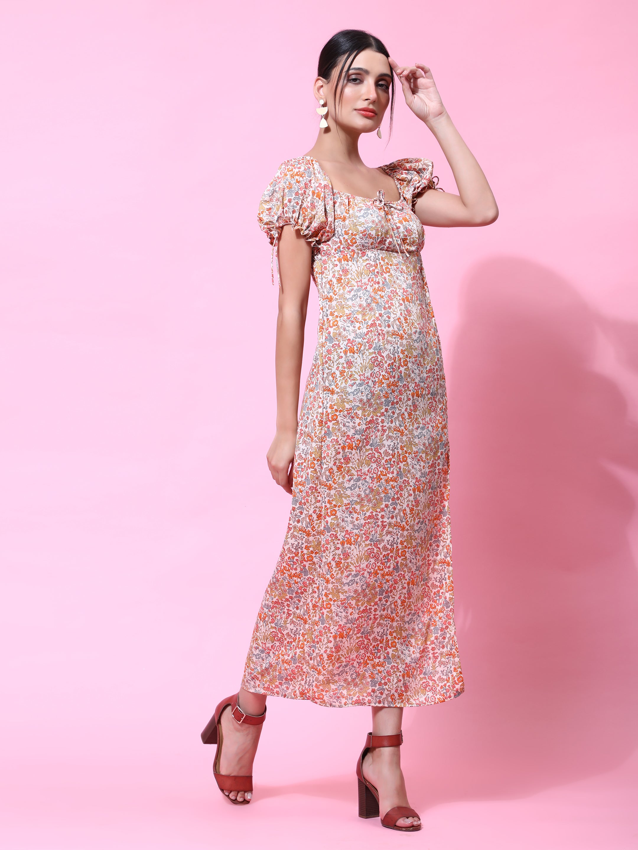 Georgette Gown Beige Pink Color Dress Women's Beige Color Silk Western Dress Beige S Trendia Global Georgette Gown Beige Pink Color Dress Women's Beige Color Silk Western Dress Beige S Trendia Global