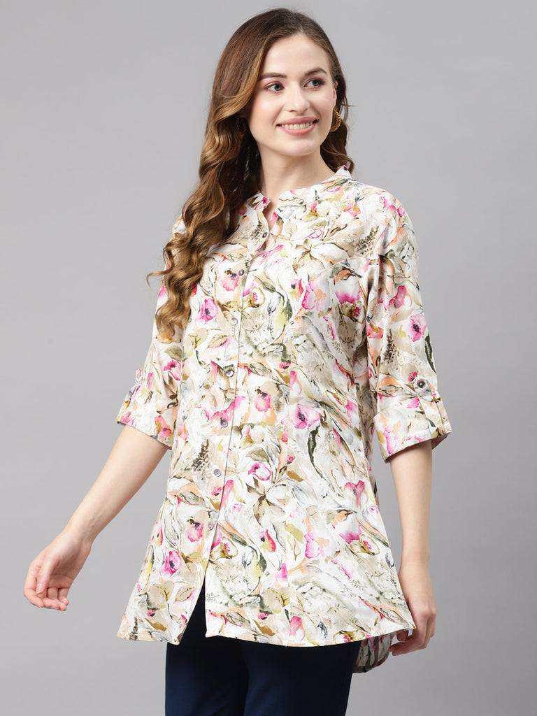 Women's Multi Floral Rayon To