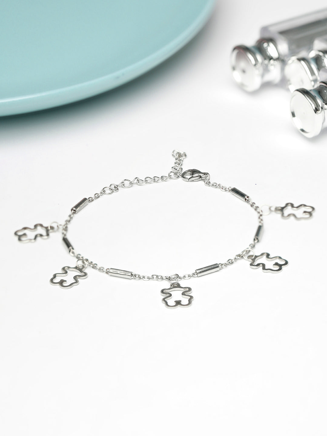 Women's Four Leaf Clover Link Bracelet