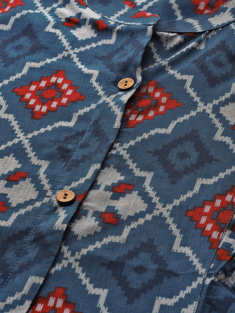 Women's A-Line Printed Rayon Kurta