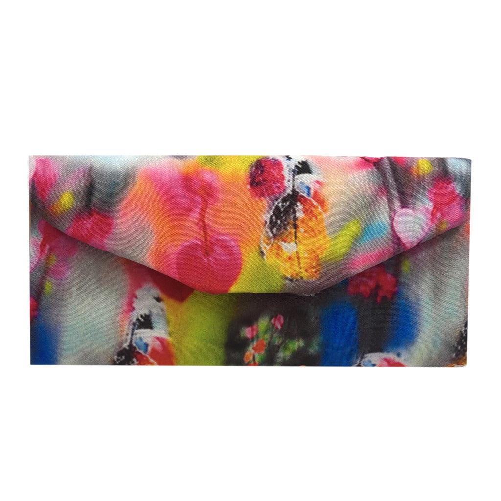 Women's Cotton Fabric Sunglasses And Spectacles Hard Case Cover For Protect