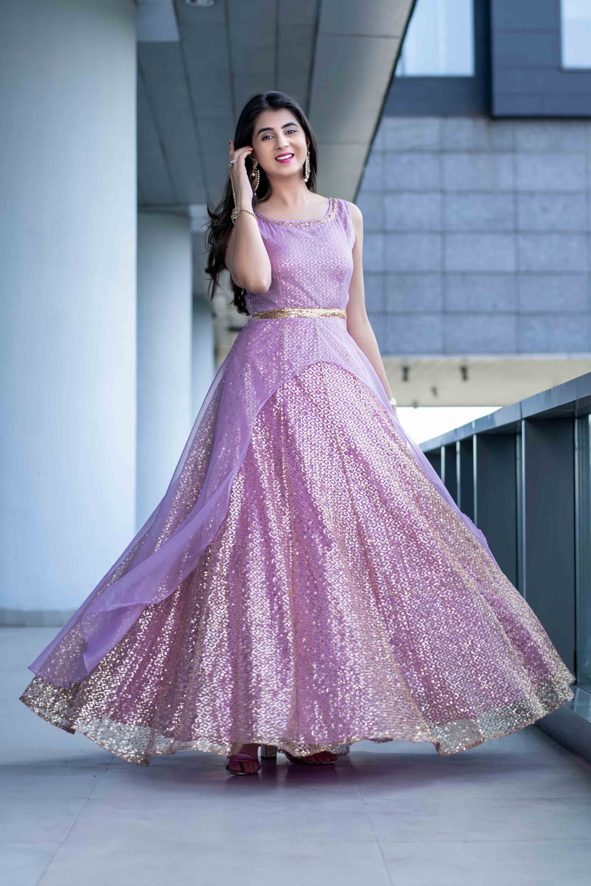 Gown, Lavender Gown, Indian Dress, Wedding Gown, Designer Gown, Traditional  Gown, Partywear Gown, Kurti, Worked Gown, Anarkali Suit, RR-288 - Etsy