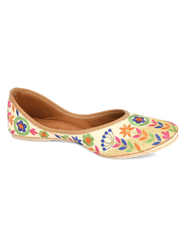 Women's Multo Forest Womens Indian Ethnic Comfort Footwear - Desi Colour