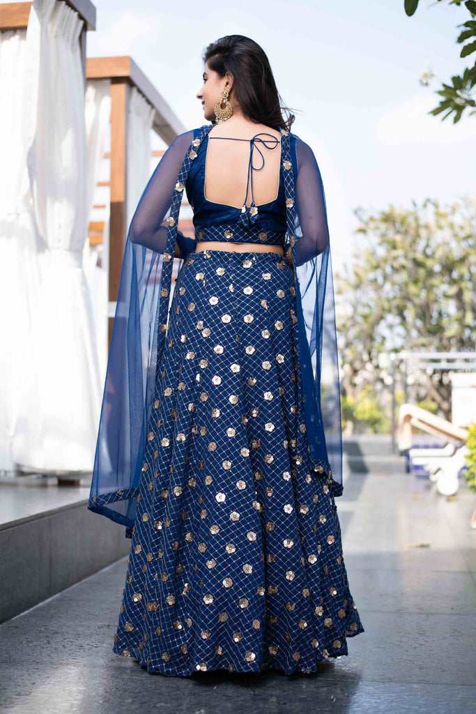Women's Blue Lehenga