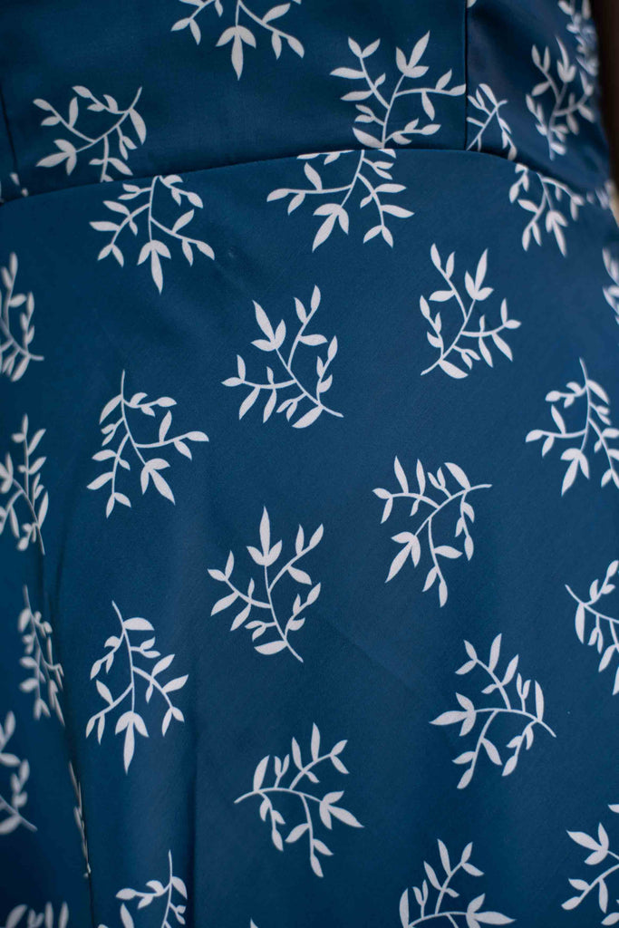 Women's Blue High Low Dress (1pc)