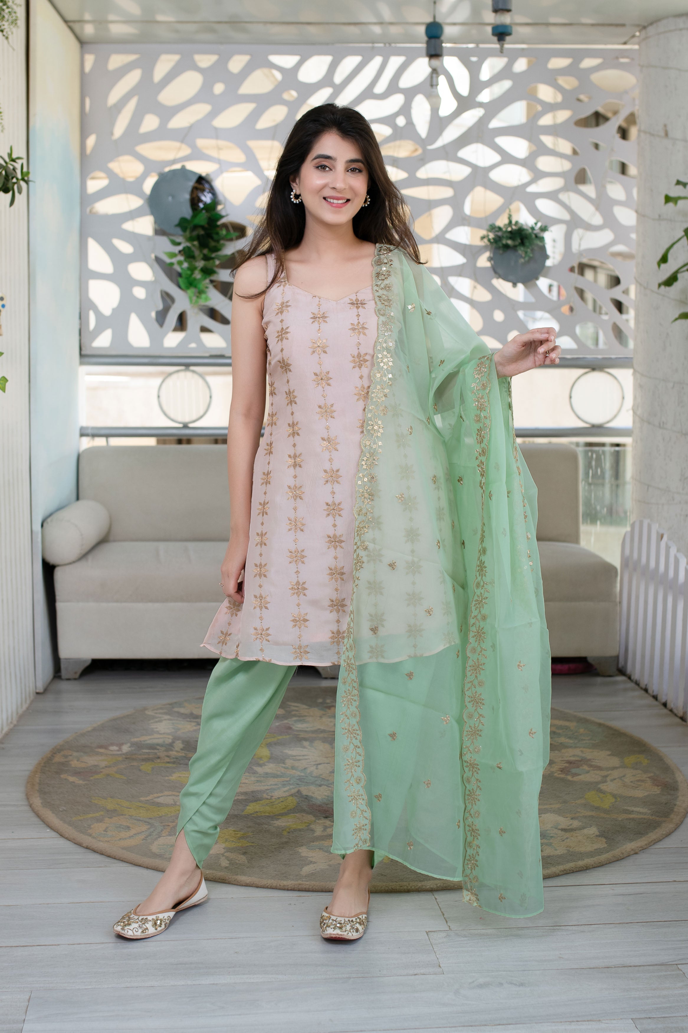 silk dhoti dress for women Womens Silk Dhoti Set