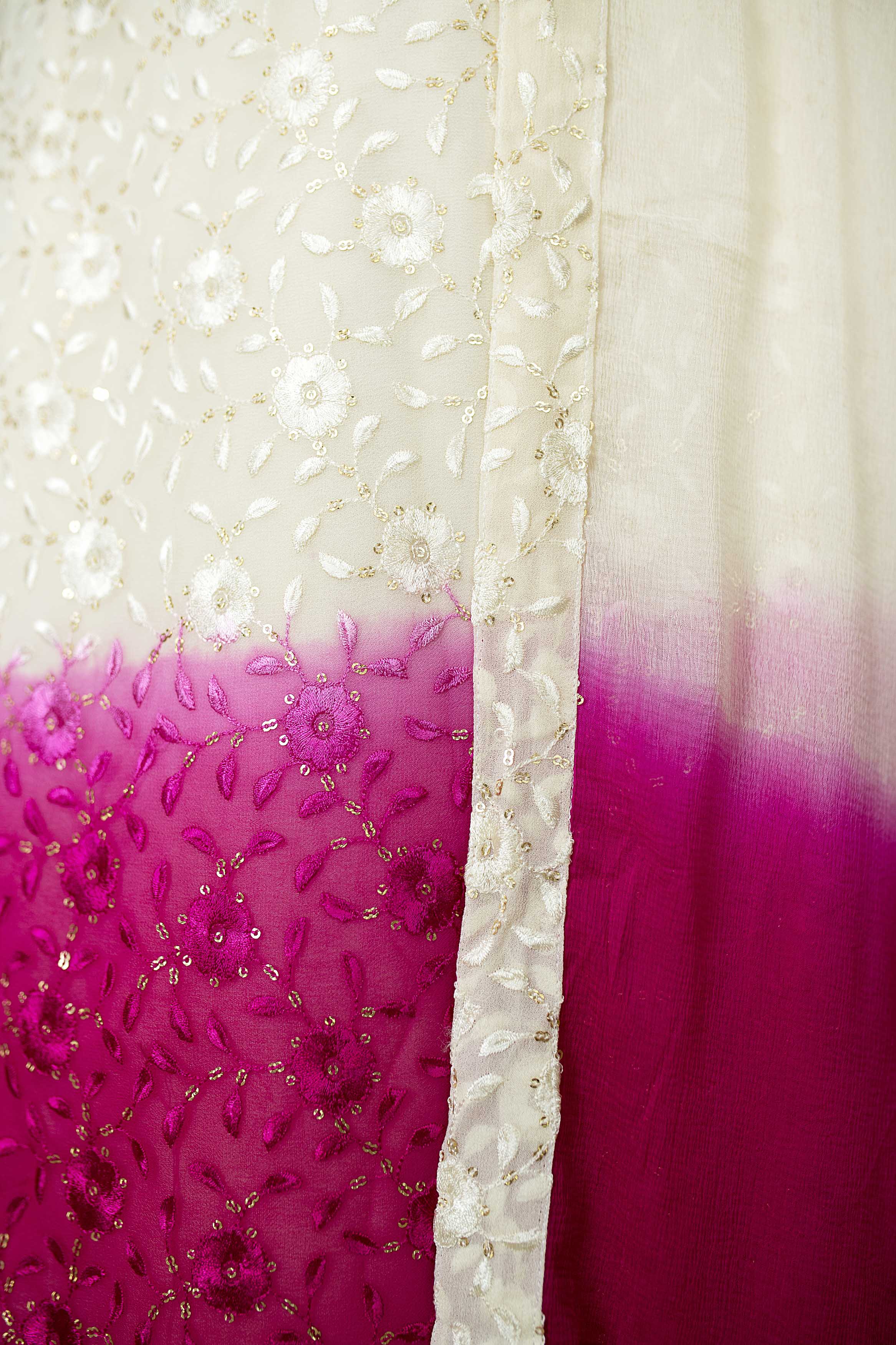 Women's Cream And Pink Kali Pallazo (3pcs Set) - Label Shaurya Sanadhya