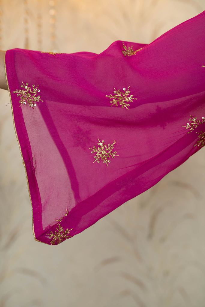 Women's Rani Pink Sharara Set