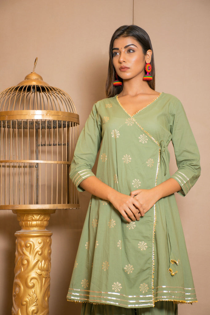 Women's Anarkali Kurta With Sharara (2Pc Set)