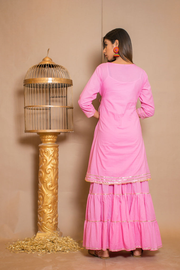Women's Anarkali Kurta With Sharara (2Pc Set)