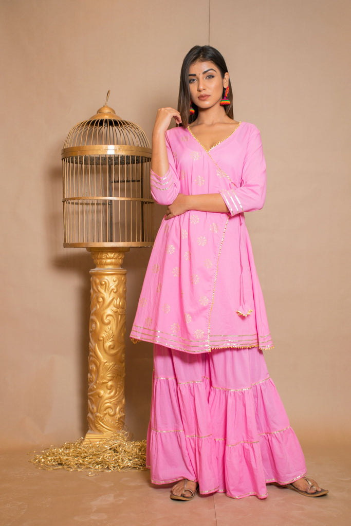 Women's Anarkali Kurta With Sharara (2Pc Set)