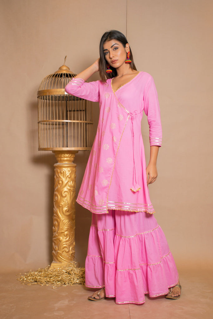 Women's Anarkali Kurta With Sharara (2Pc Set)