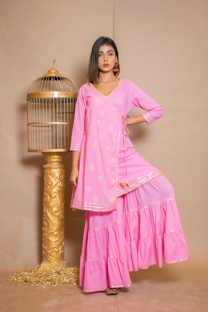Women's Anarkali Kurta With Sharara (2Pc Set)