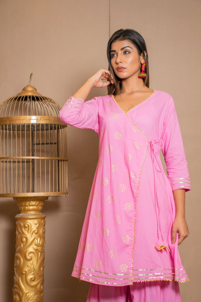 Women's Anarkali Kurta With Sharara (2Pc Set)