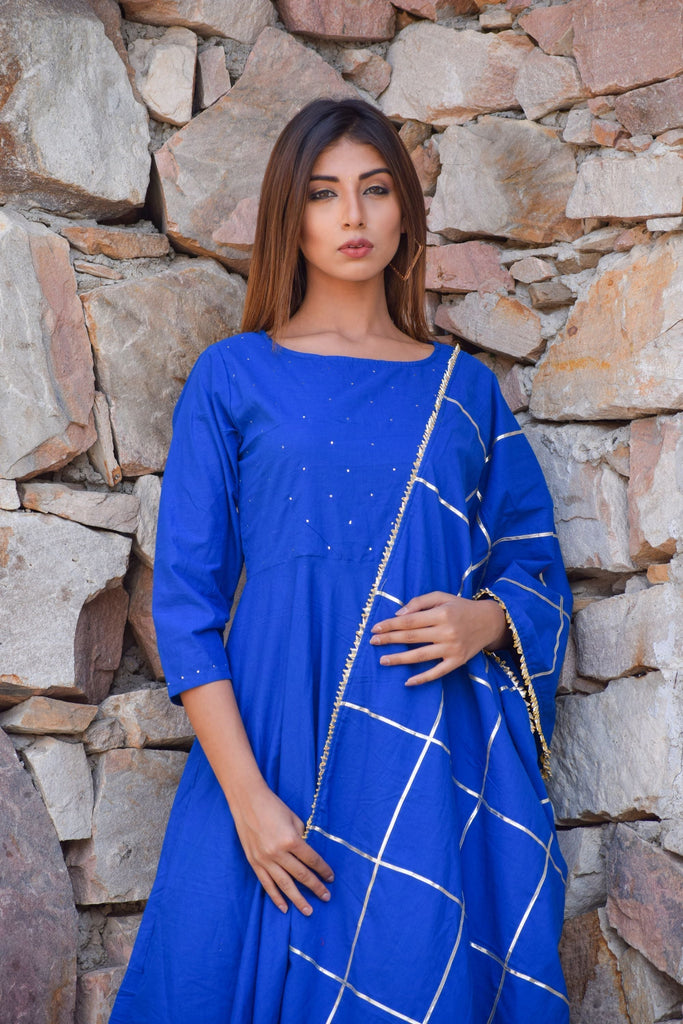 Women's Anarkali Suit Set (3Pc Set)