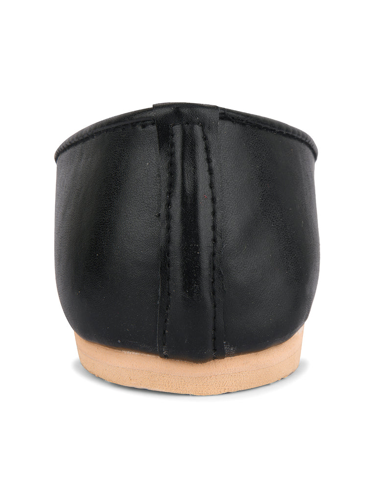 Men's Indian Ethnic Party Wear Black Footwear