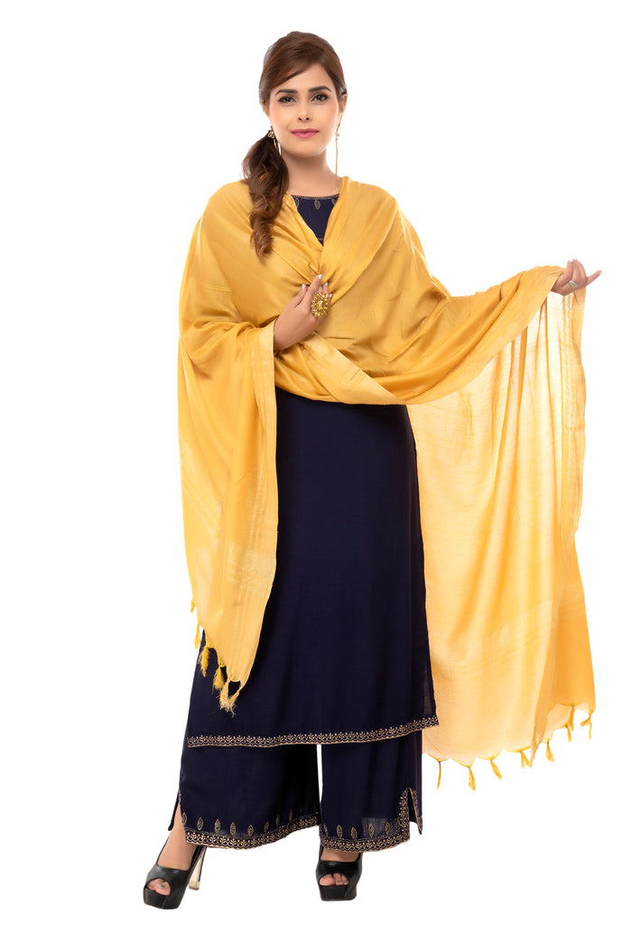 Women's Slub Cotton Dupatta